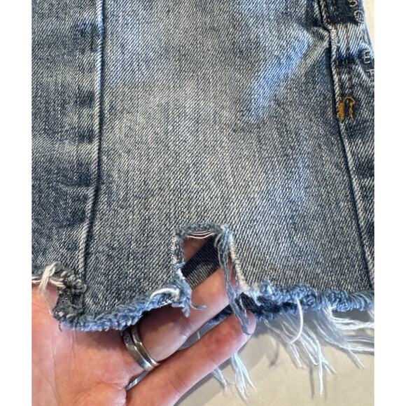 ZARA Women’s Size 4 Distressed Cut Off Shorts Embroidered Sexy Festival Boho - Picture 5 of 11